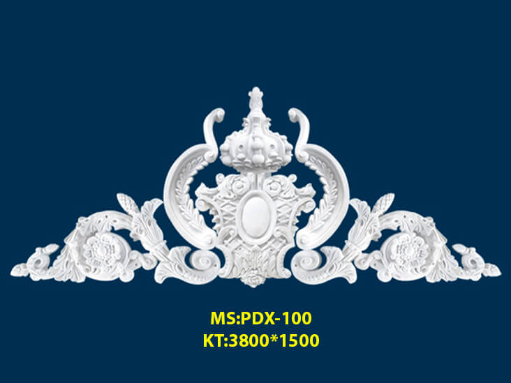 Đắp phù điêu mặt tiền là giải pháp trang trí nhà cấp 4 đẹp PDX100